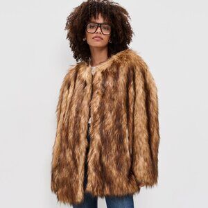 A.L.C. Bria Faux Fur Coat NWT